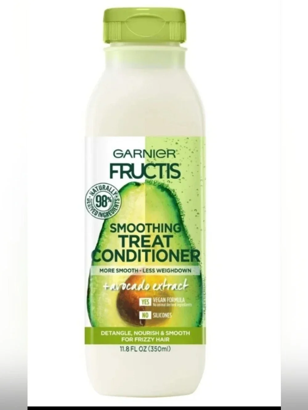 Garnier Fructis Smoothing Treat Conditioner Frizzy Hair, Avocado Extract